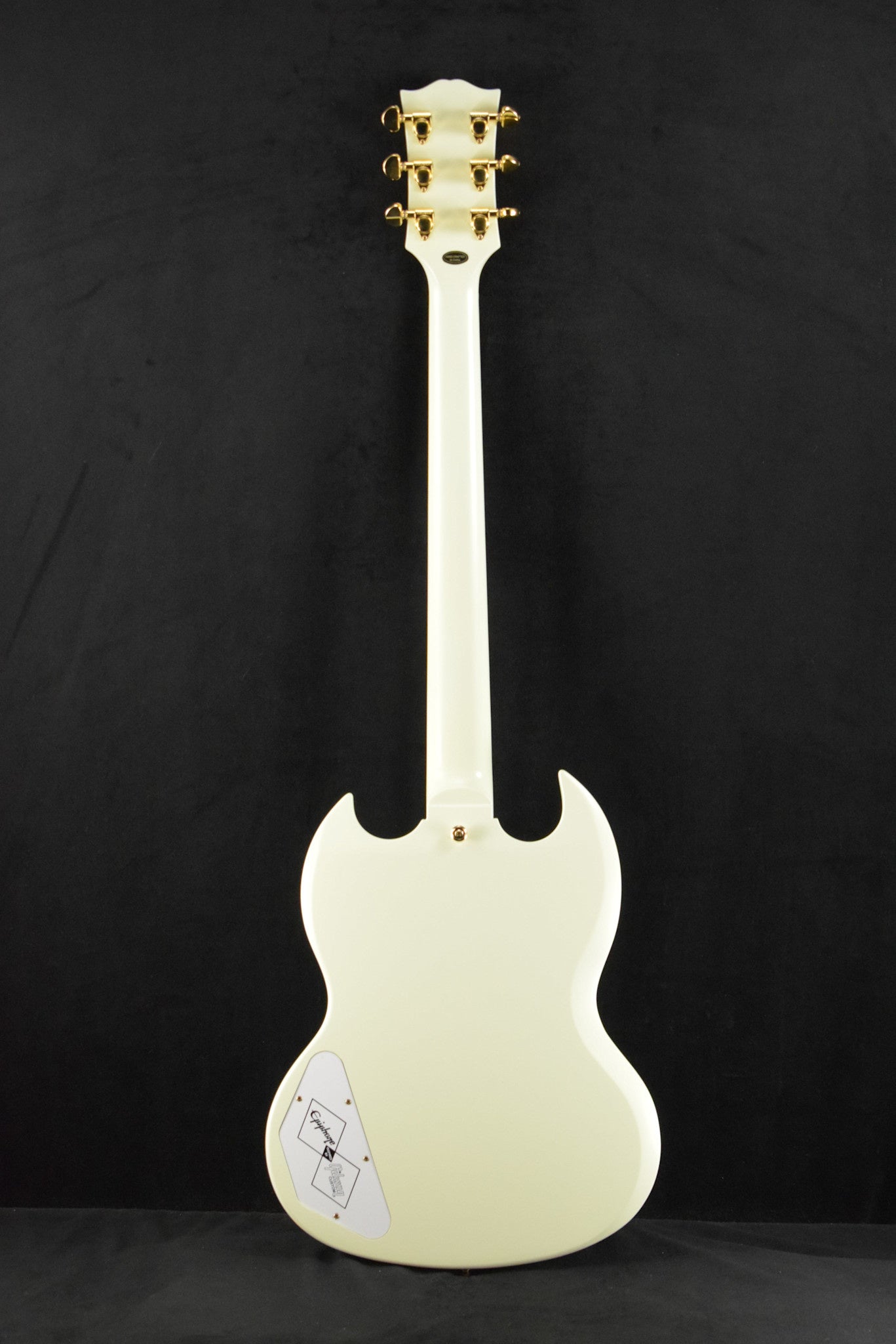 Epiphone IGC 1963 Les Paul SG Custom With Maestro Vibrola Classic White (Includes Hard Case)