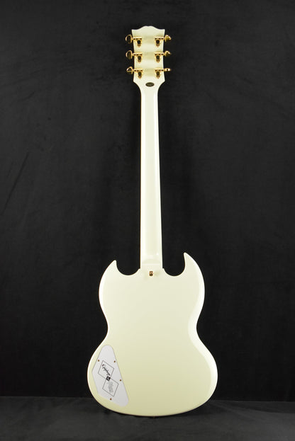 Epiphone IGC 1963 Les Paul SG Custom With Maestro Vibrola Classic White (Includes Hard Case)