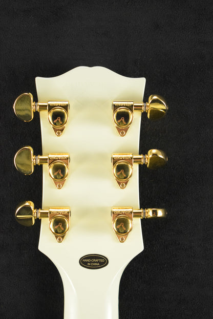 Epiphone IGC 1963 Les Paul SG Custom With Maestro Vibrola Classic White (Includes Hard Case)