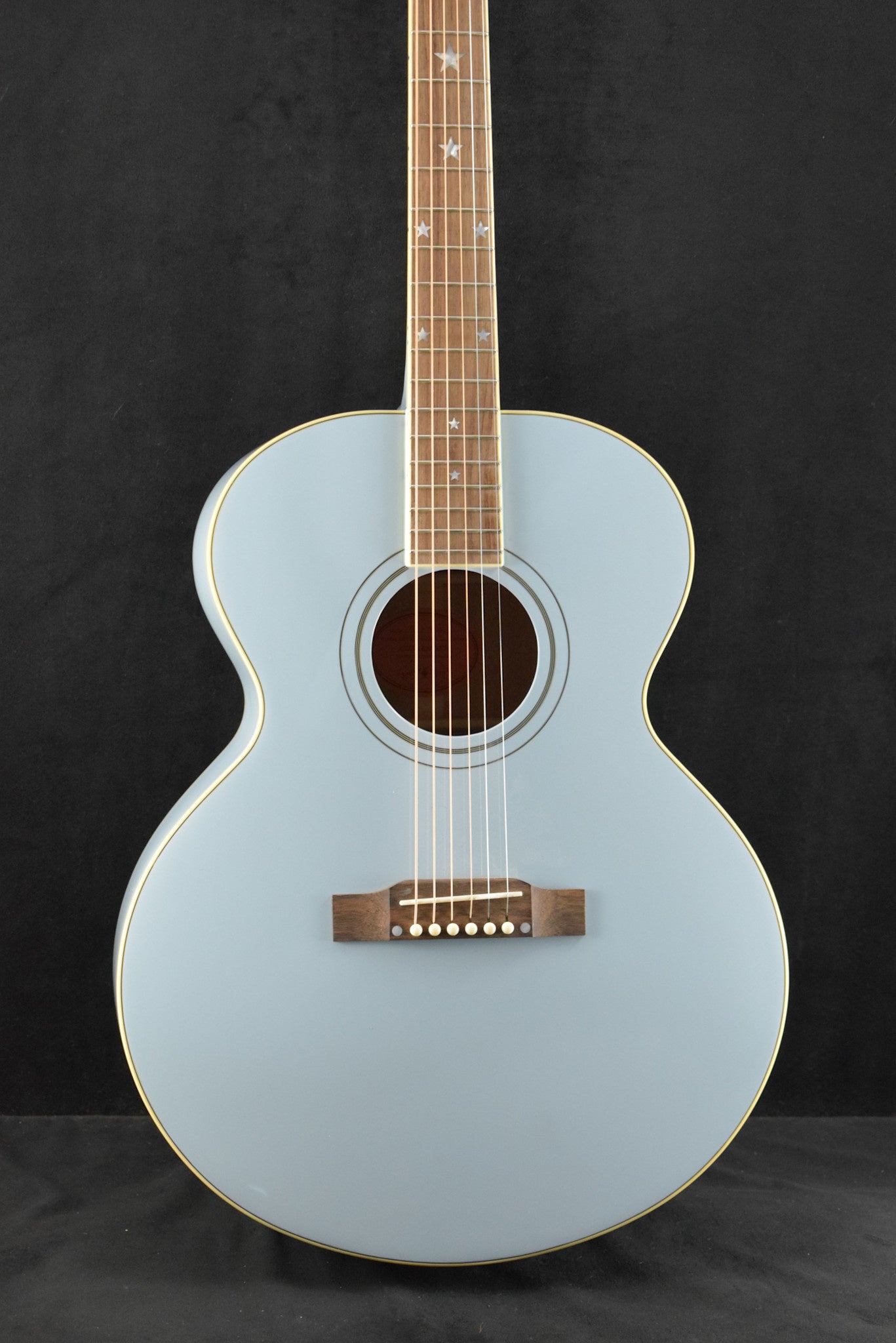 Epiphone IGC J-180 LS Long-Scale Frost Blue (Includes Hard Case)