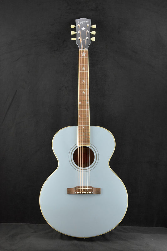 Epiphone IGC J-180 LS Long-Scale Frost Blue (Includes Hard Case)