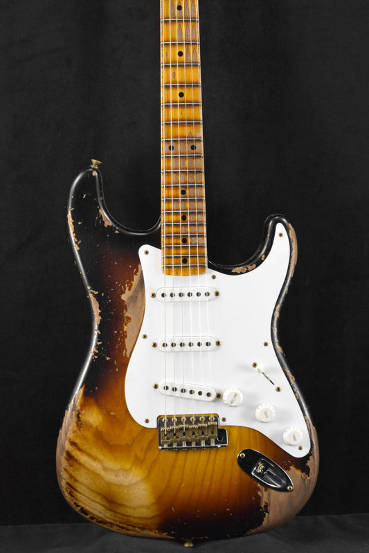 Fender Limited Edition 70th Anniversary 1954 Stratocaster Super Heavy Relic Wide-Fade 2-Color Sunburst