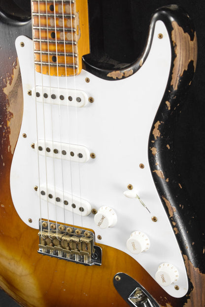 Fender Limited Edition 70th Anniversary 1954 Stratocaster Super Heavy Relic Wide-Fade 2-Color Sunburst