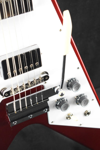 Gibson Custom Shop 1967 Flying V w/ Maestro Vibrola Sparkling Burgundy