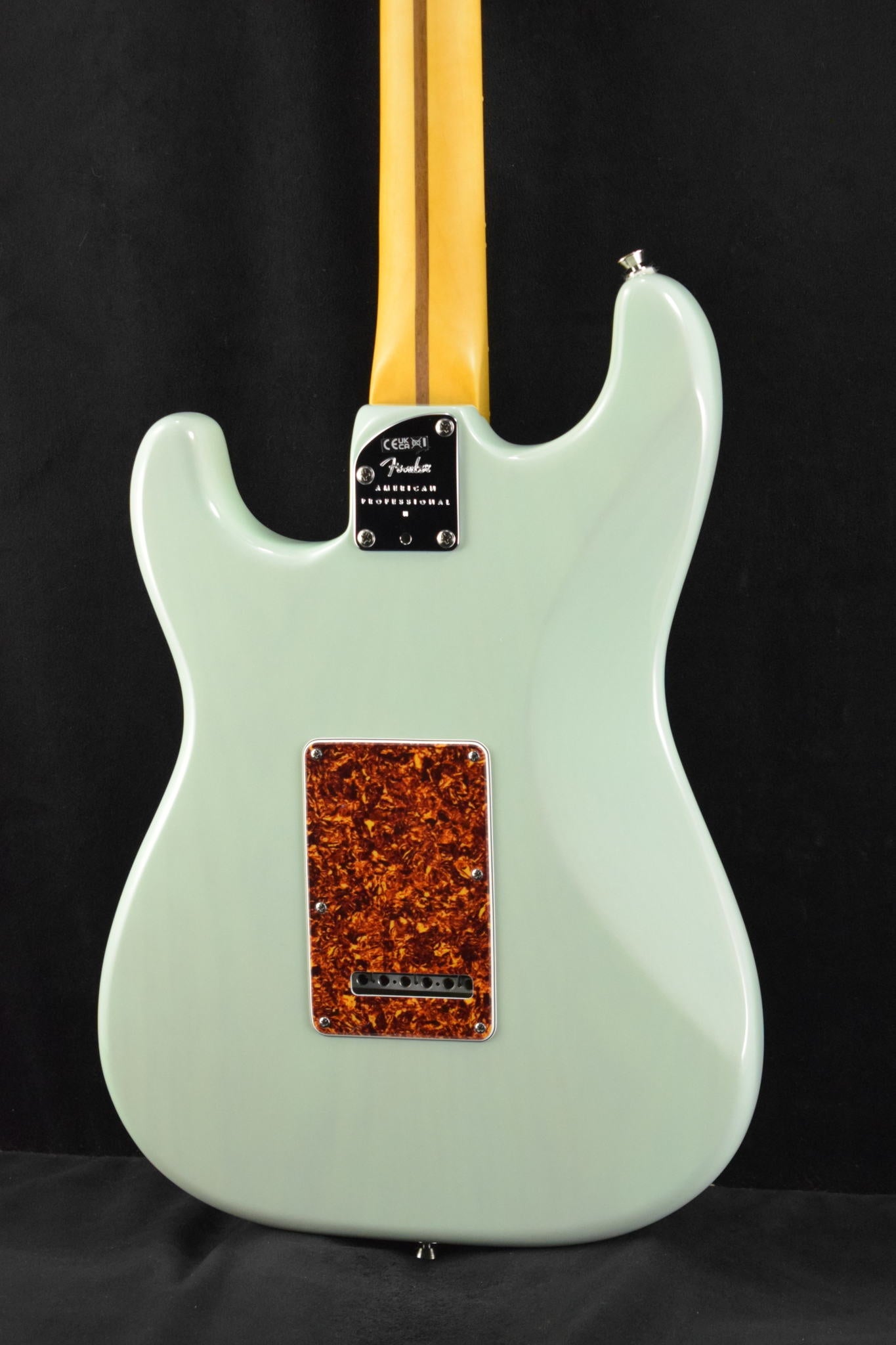 Fender American Professional II Stratocaster Thinline Transparent Surf Green Rosewood Fingerboard