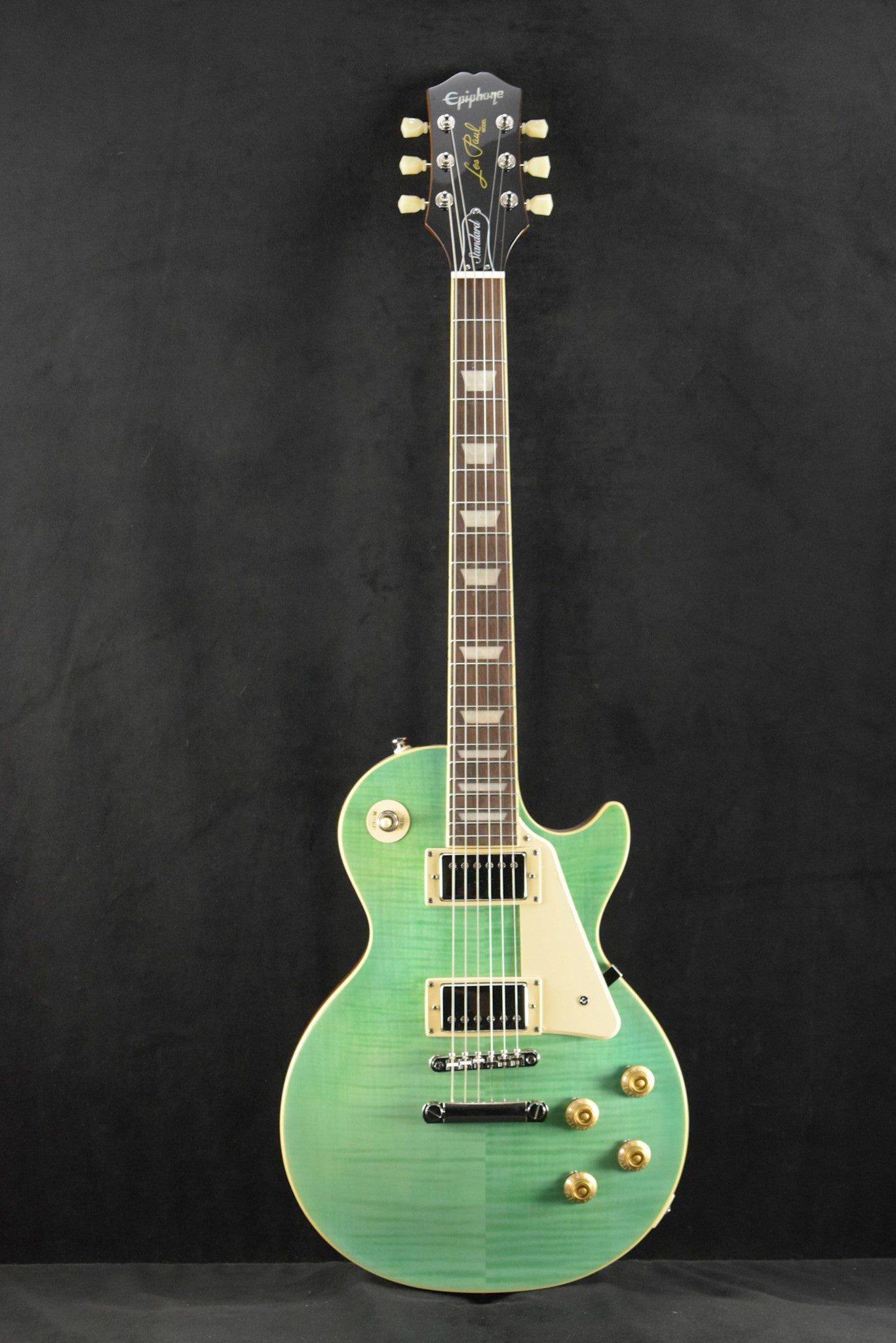 Epiphone Les Paul Standard 50s Figured Seafoam Green w/Gig Bag