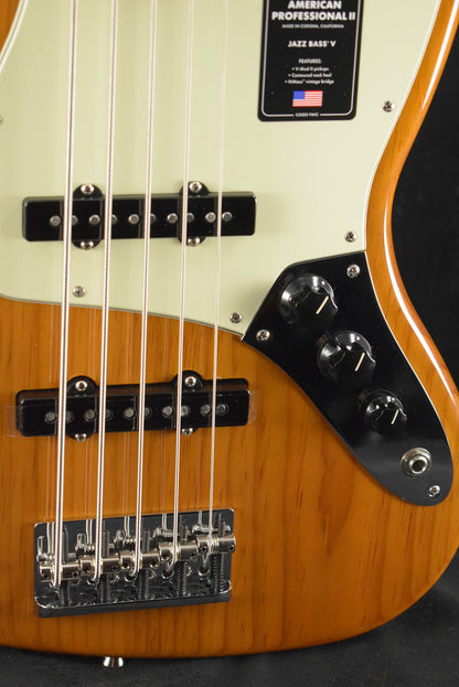 Fender American Professional II Jazz Bass V Roasted Pine Maple Fingerboard