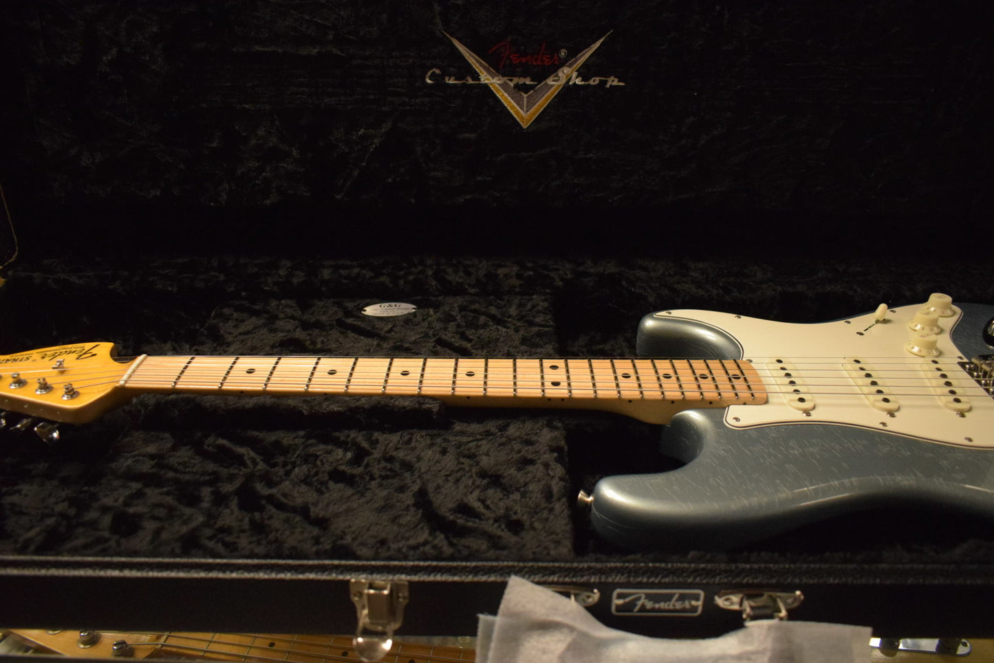 Fender '68 Stratocaster DLX Closet Classic - Aged Blue Ice Metallic