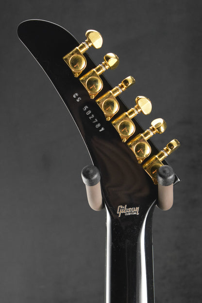 Gibson Custom Shop Explorer Custom Ebony Fingerboard Ebony Gloss