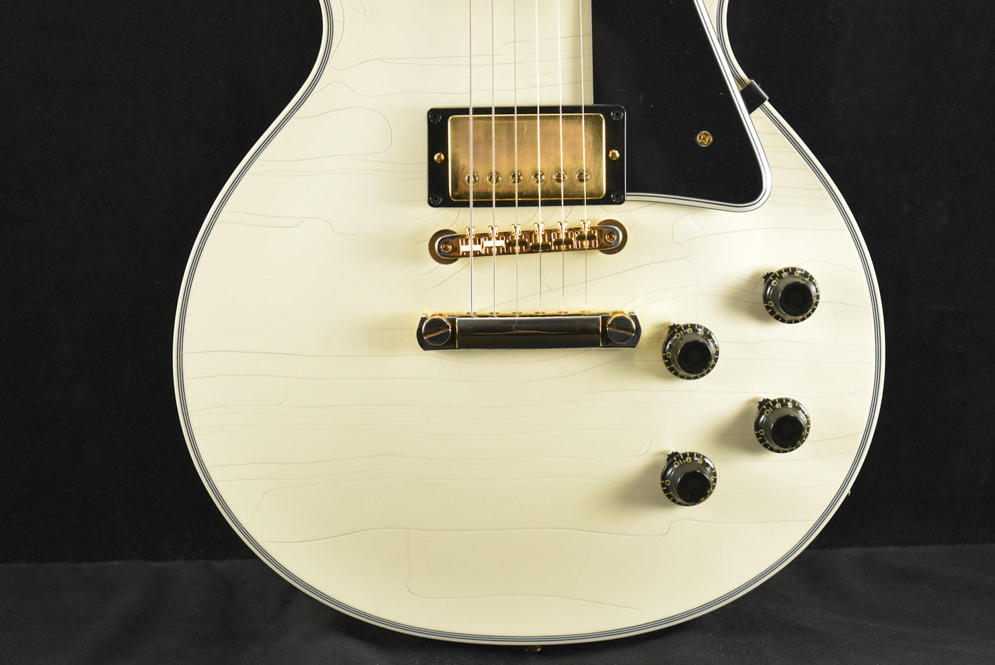 Gibson Murphy Lab 1957 Les Paul Custom 2-Pickup Alpine White Ultra Light Aged Fuller's Exclusive