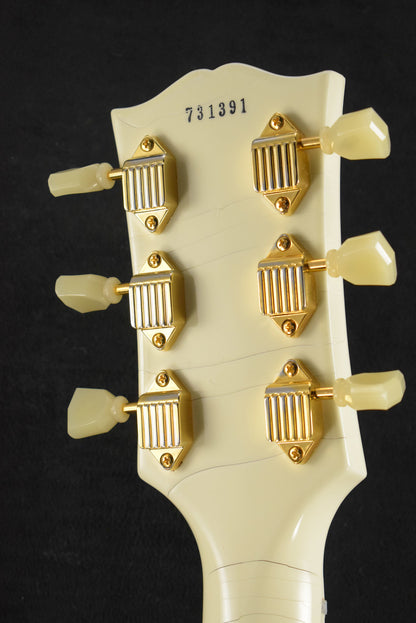 Gibson Murphy Lab 1957 Les Paul Custom 2-Pickup Alpine White Ultra Light Aged Fuller's Exclusive