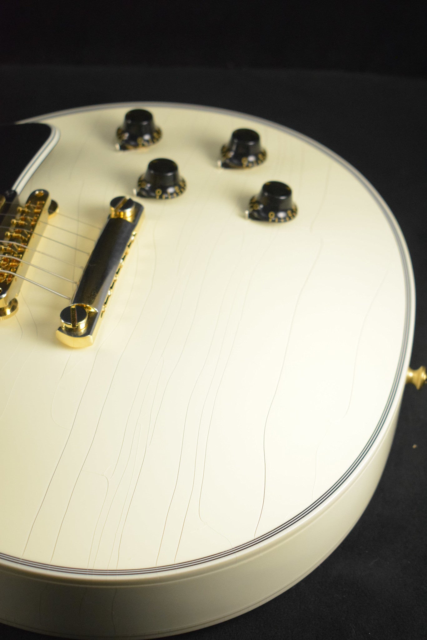 Gibson Murphy Lab 1957 Les Paul Custom 2-Pickup Alpine White Ultra Light Aged Fuller's Exclusive