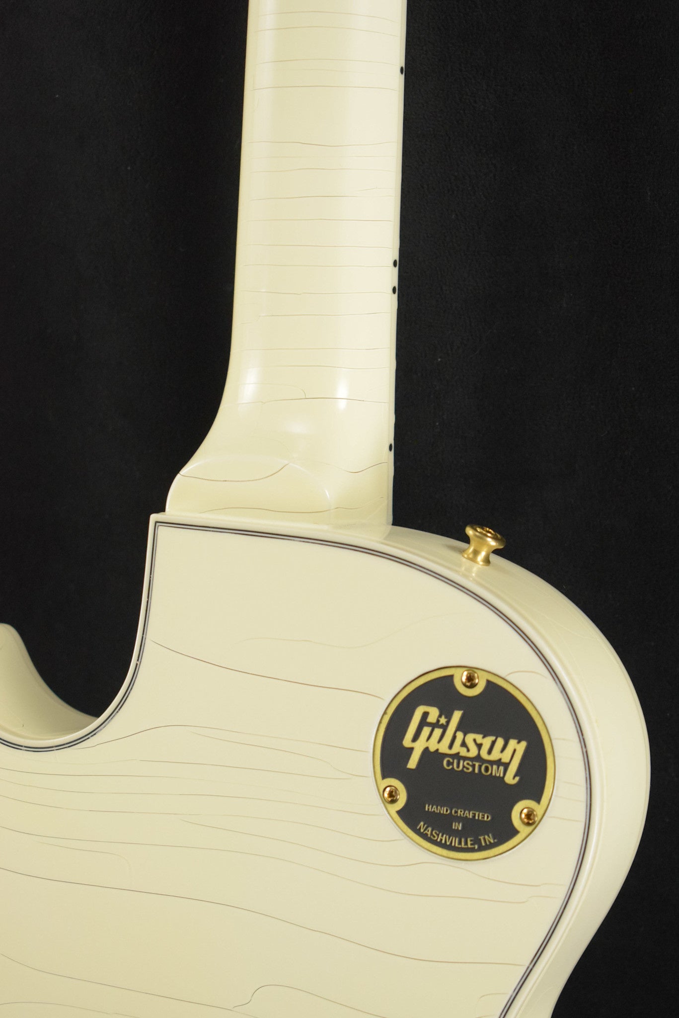 Gibson Murphy Lab 1957 Les Paul Custom 2-Pickup Alpine White Ultra Light Aged Fuller's Exclusive