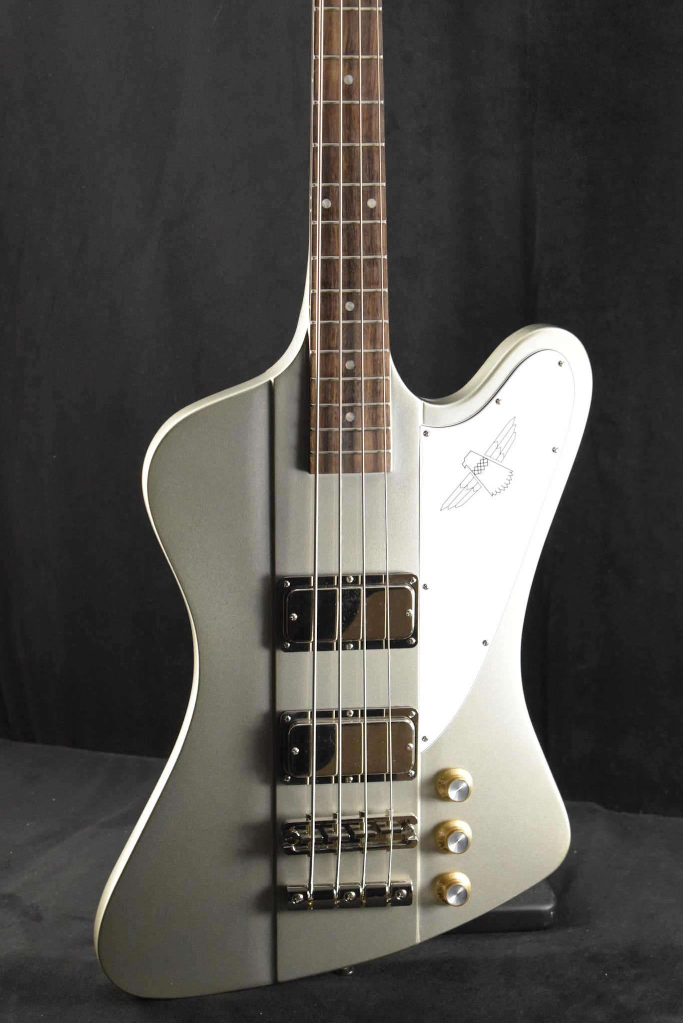 Epiphone Thunderbird '64 Bass Guitar Silver Mist w/Gig Bag