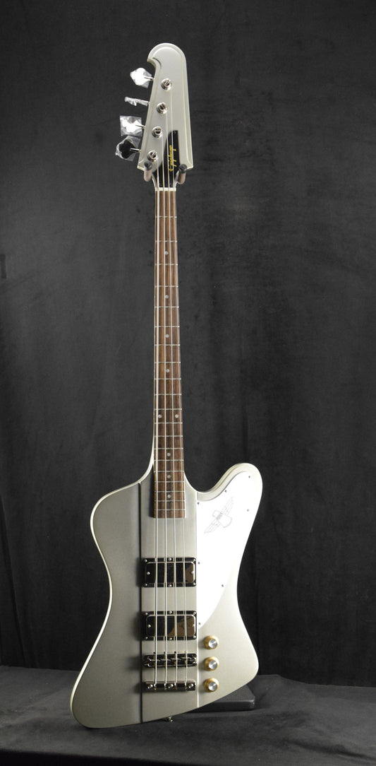 Epiphone Thunderbird '64 Bass Guitar Silver Mist w/Gig Bag