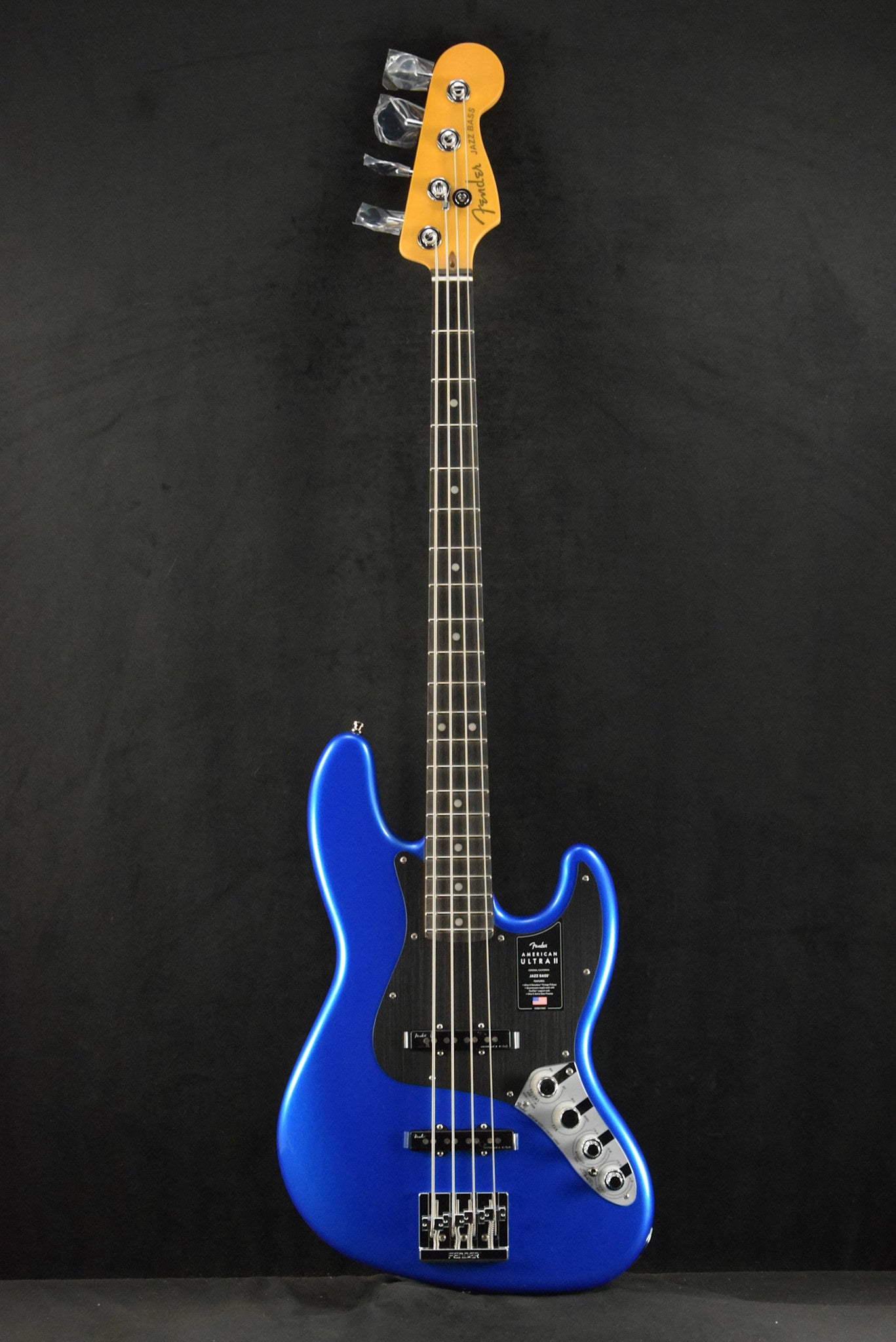 Fender American Ultra II Jazz Bass Noble Blue Ebony Fingerboard