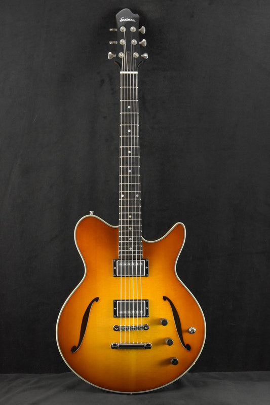 Eastman Romeo 14" Thinline Lollar Humbuckers Goldburst Truetone Gloss