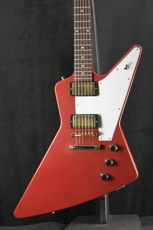 Gibson Custom Shop 1958 Korina Explorer VOS Cardinal Red Gold Hardware