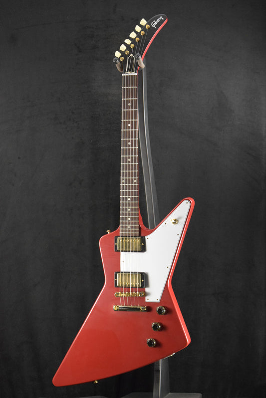Gibson Custom Shop 1958 Korina Explorer VOS Cardinal Red Gold Hardware