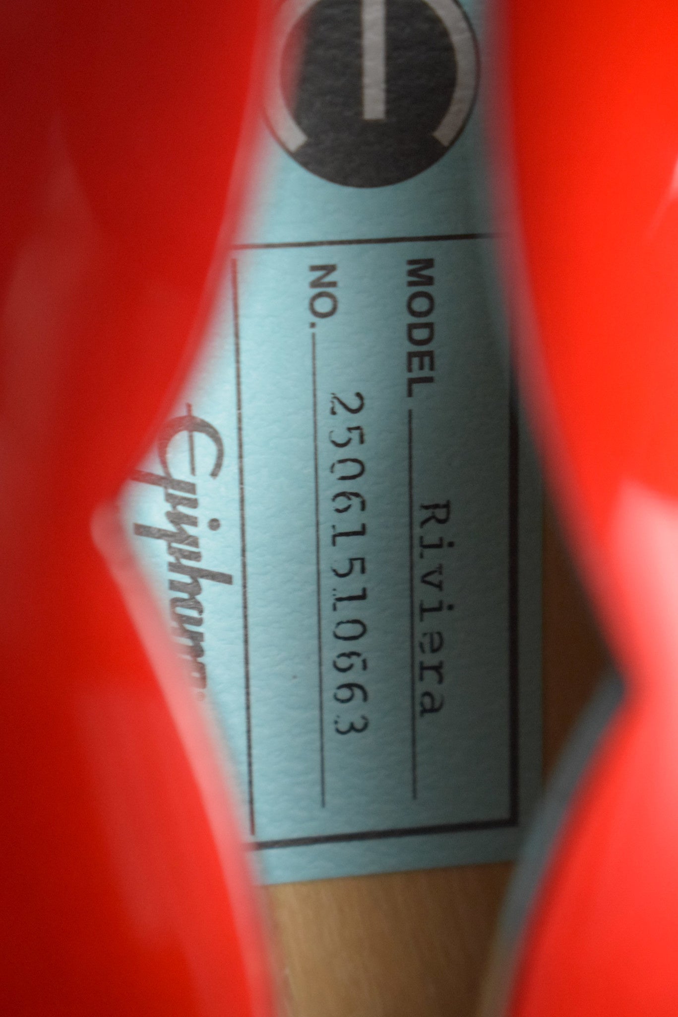 Epiphone Riviera (Frequensator Tailpiece) Sparkling Burgundy