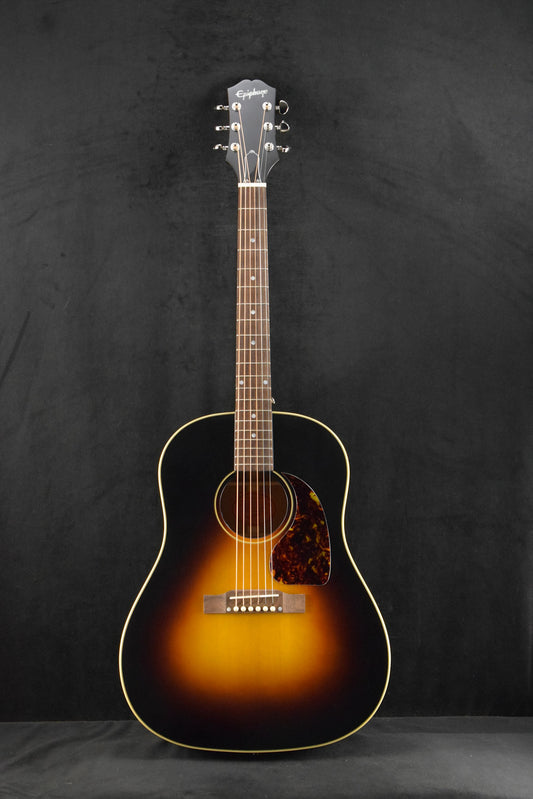 Epiphone J-45 Standard All Solid Wood Triburst w/Gig Bag