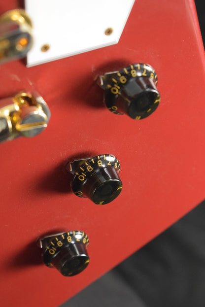 Gibson Custom Shop 1958 Korina Explorer VOS Cardinal Red Gold Hardware