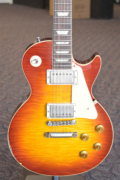 Gibson Murphy Lab '59 Les Paul Standard Tomato Soup Burst Heavy Aged - Fuller's Exclusive
