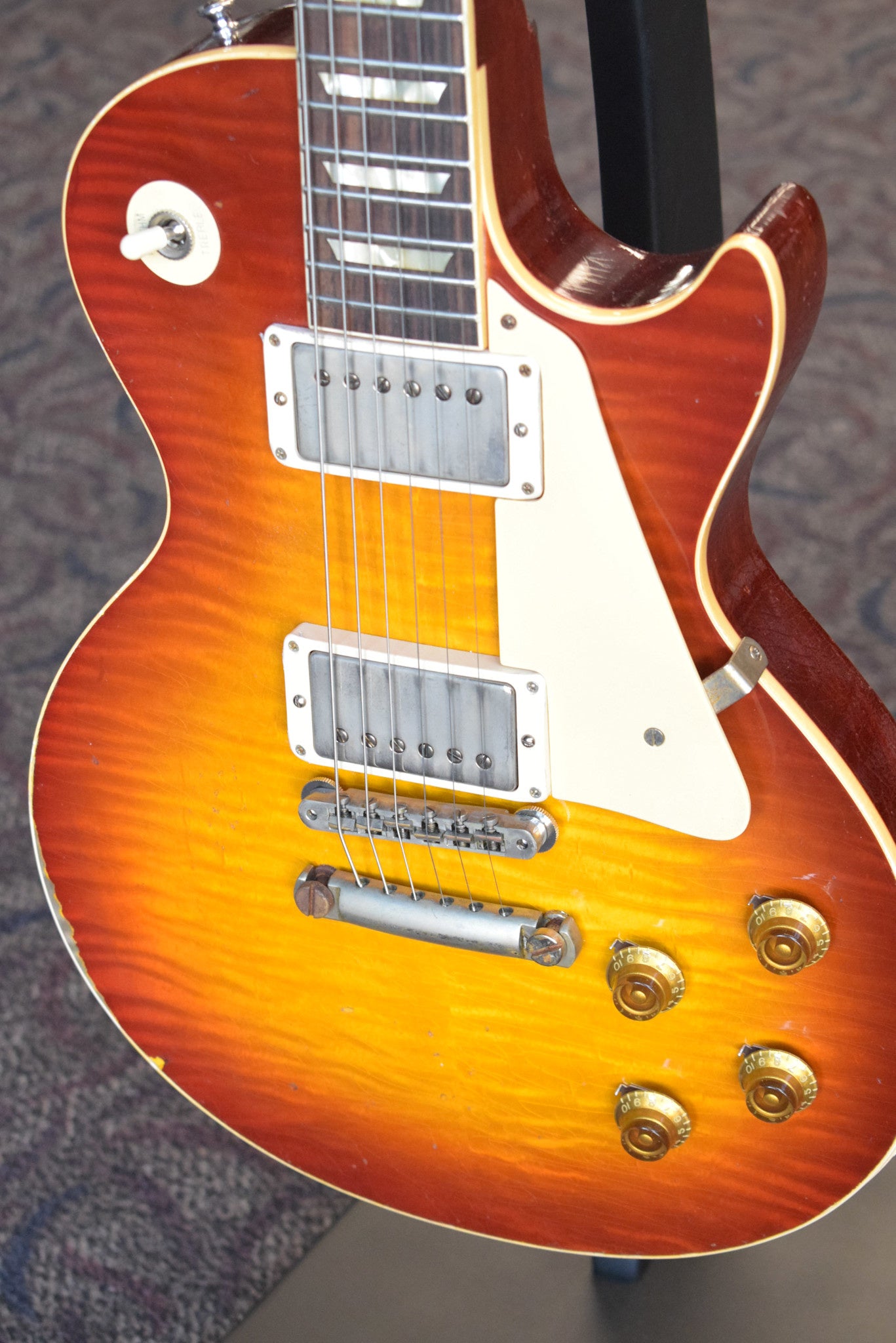 Gibson Murphy Lab '59 Les Paul Standard Tomato Soup Burst Heavy Aged - Fuller's Exclusive
