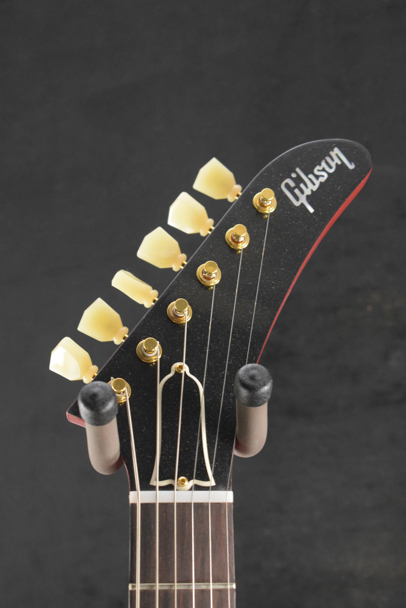 Gibson Custom Shop 1958 Korina Explorer VOS Cardinal Red Gold Hardware