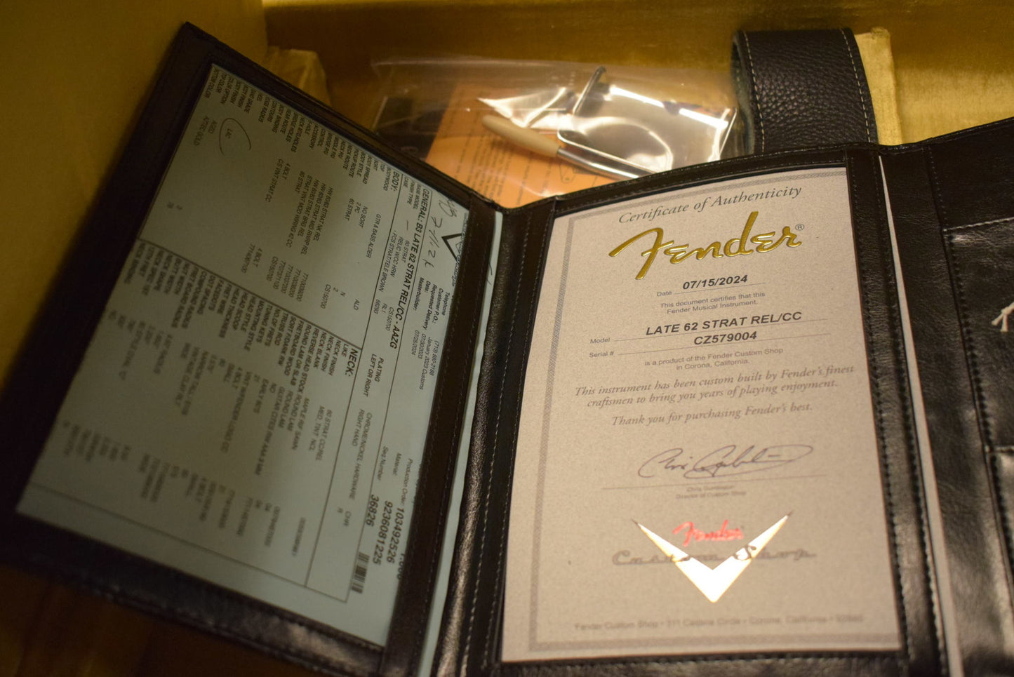 Fender Custom Shop Late '62 Strat - Aged Aztec Gold Relic with Closet Classic Hardware