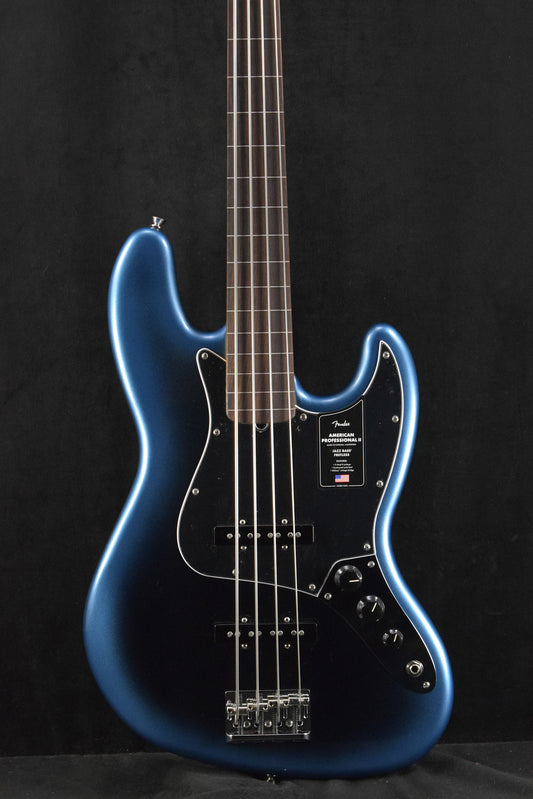 Fender American Professional II Jazz Bass Fretless Dark Night Rosewood Fingerboard