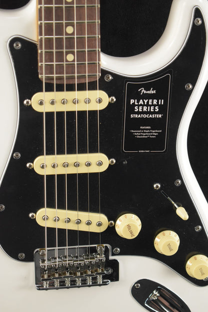 Fender Player II Stratocaster Polar White Rosewood Fingerboard