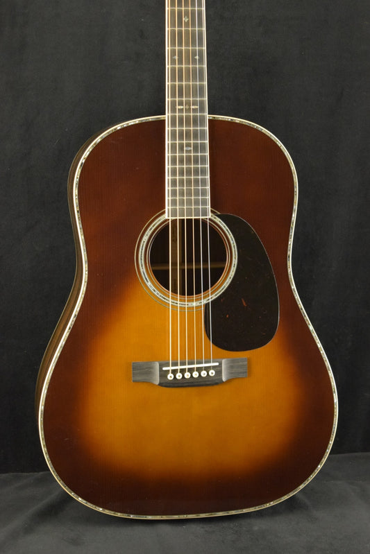 Martin Custom Shop Dreadnought 12-Fret Adirondack Spruce Ziricote 1933 Ambertone Teardrop Burst