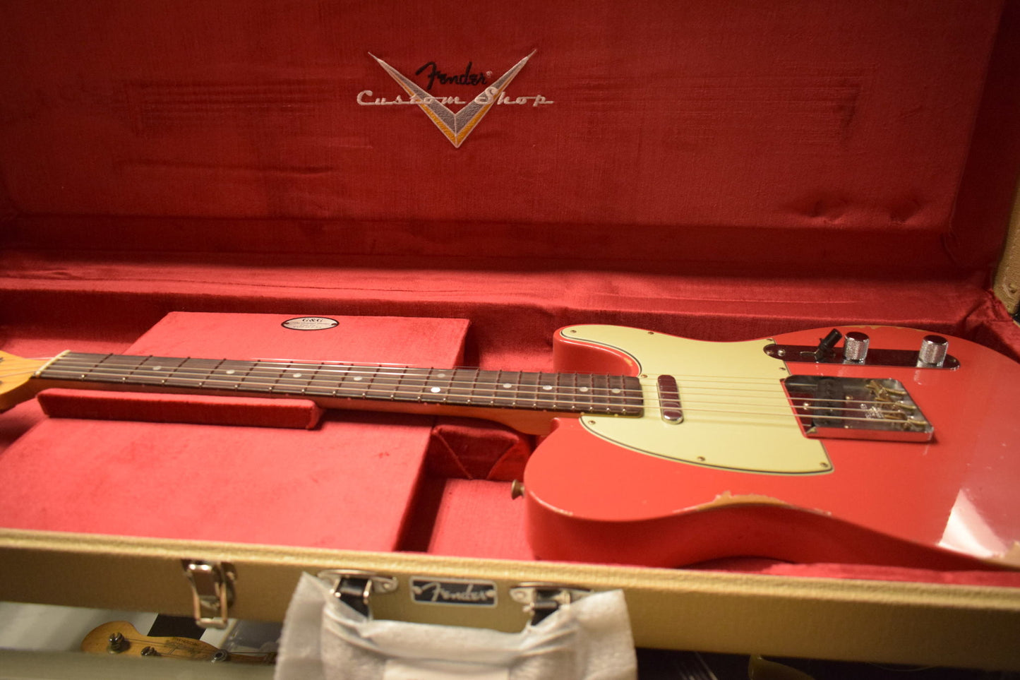 Fender Custom Shop '64 Tele Relic - Aged Fiesta Red