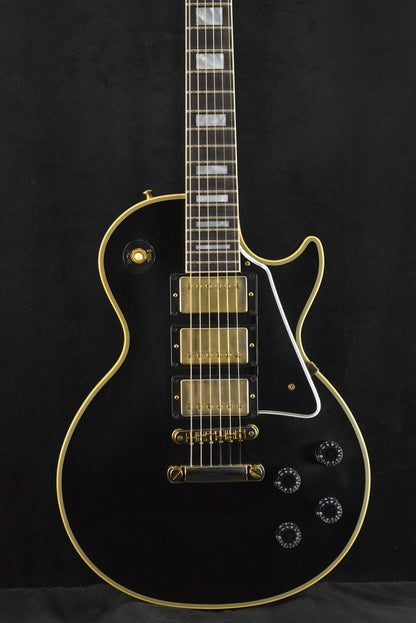 Gibson Custom Shop Les Paul Custom Chambered Body Slim Neck 3 Pickup Ebony VOS GH