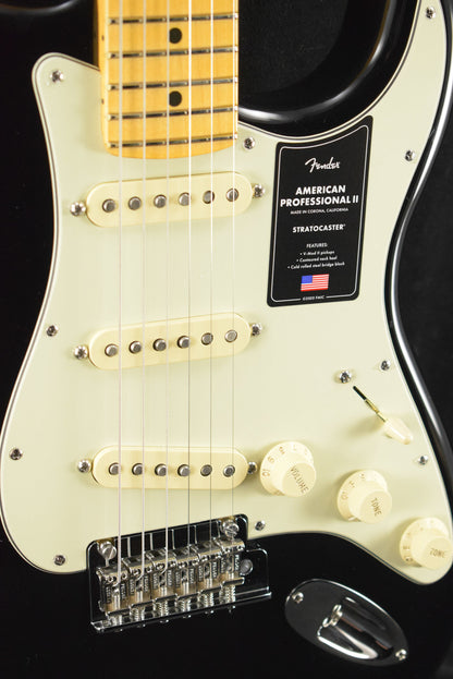 Fender American Professional II Stratocaster Black Maple Fingerboard
