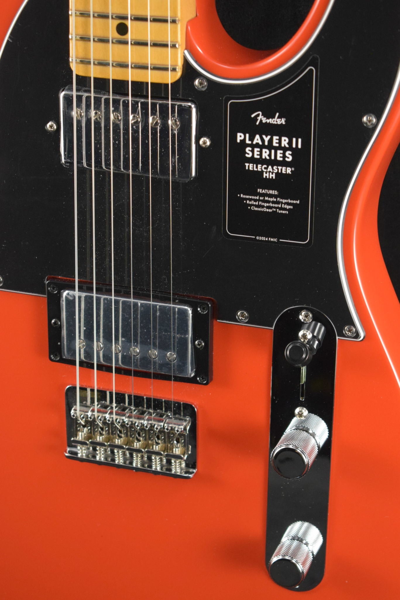 Fender Player II Telecaster HH Coral Red Maple Fingerboard