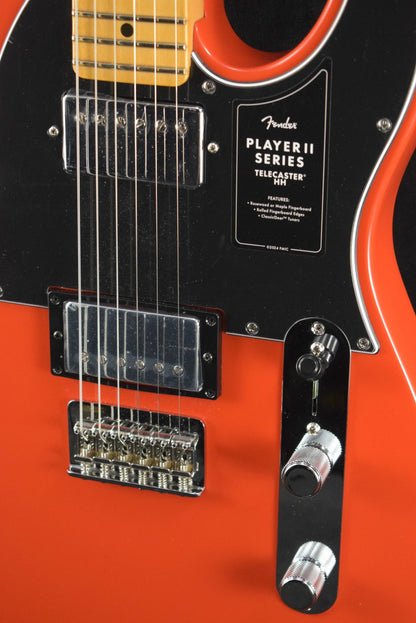 Fender Player II Telecaster HH Coral Red Maple Fingerboard