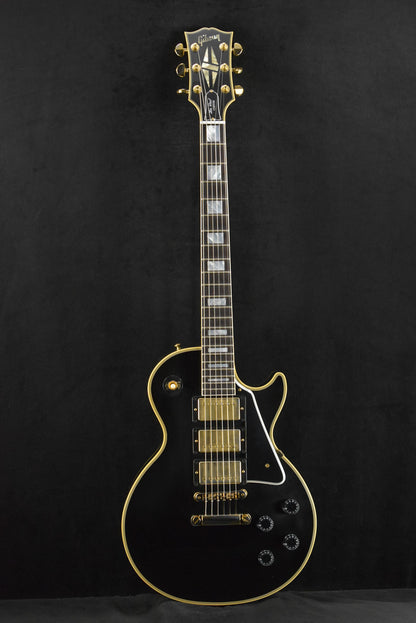 Gibson Custom Shop Les Paul Custom Chambered Body Slim Neck 3 Pickup Ebony VOS GH