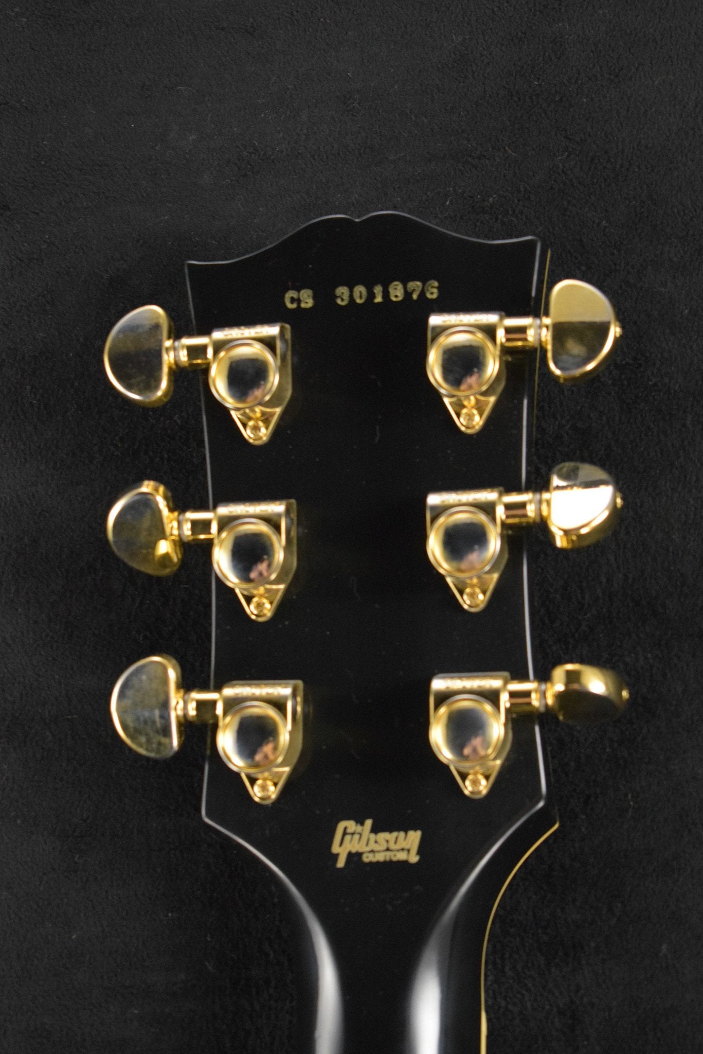 Gibson Custom Shop Les Paul Custom Chambered Body Slim Neck 3 Pickup Ebony VOS GH