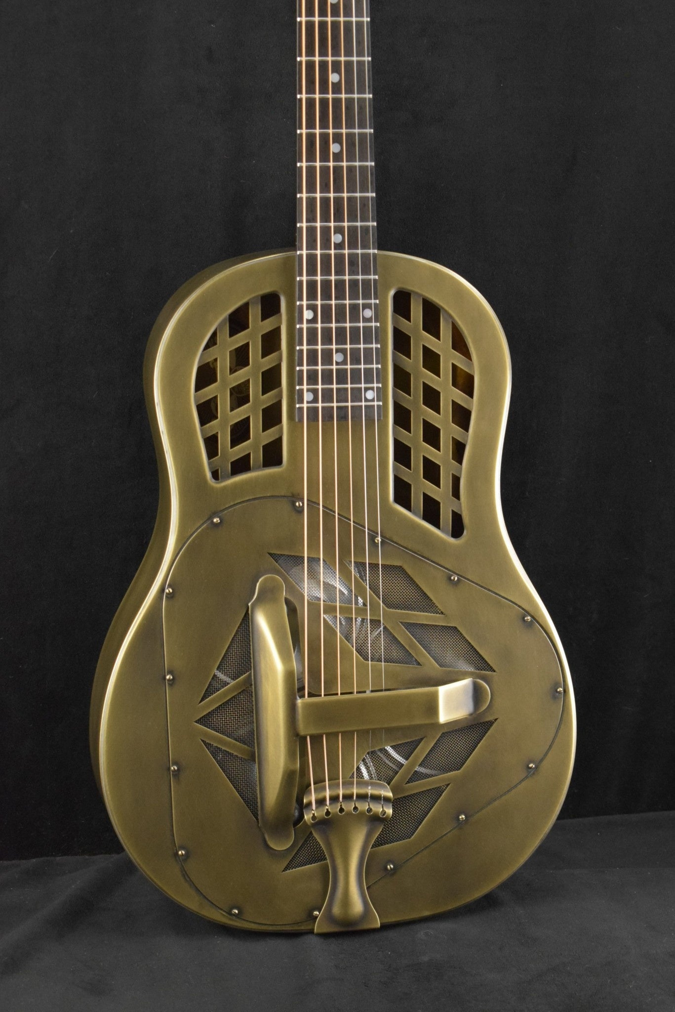 National NRP Tricone 12-Fret Antique Brass