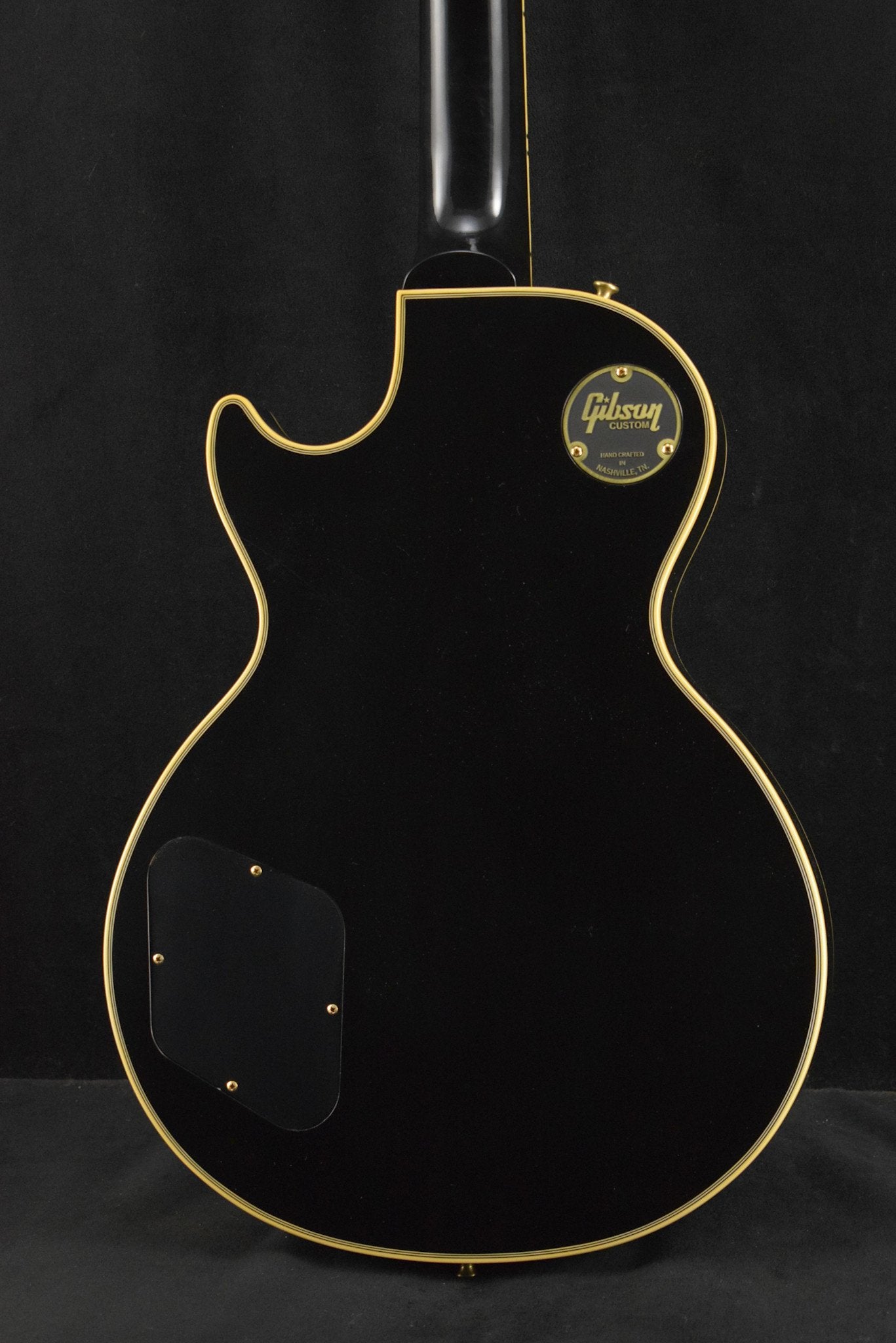 Gibson Custom Shop Les Paul Custom Chambered Body Slim Neck 3 Pickup Ebony VOS GH