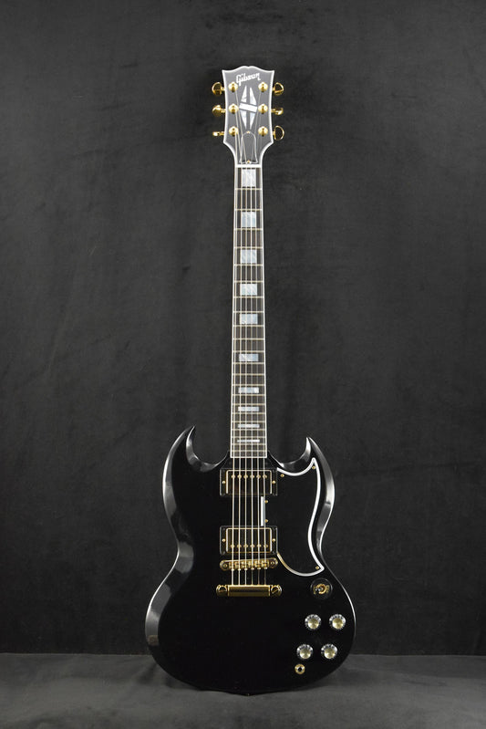 Gibson Custom Shop SG Custom 2-Pickup w/ Ebony Fingerboard Gloss Ebony
