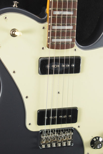 Fender Chris Shiflett Cleaver Telecaster Deluxe Charcoal Frost Metallic Rosewood Fingerboard