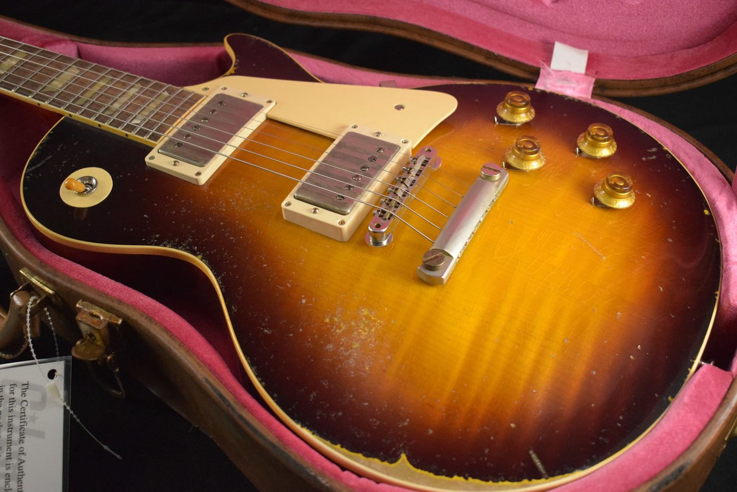 Gibson Murphy Lab 1959 Les Paul Standard Bourbon Burst Ultra Heavy Aged - Fuller's Exclusive