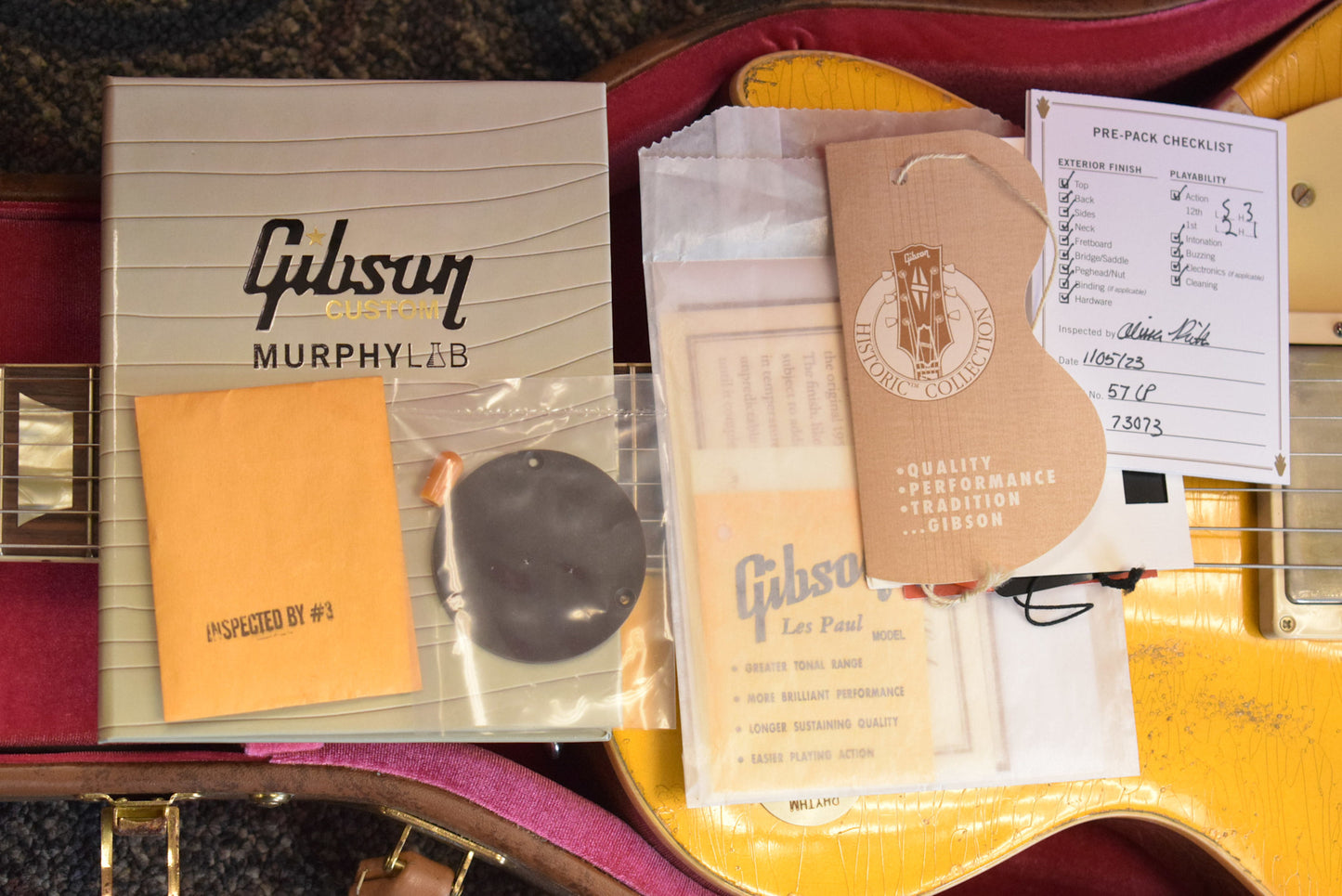 Gibson Murphy Lab 1957 Les Paul Goldtop Ultra Heavy Aged - Double Gold