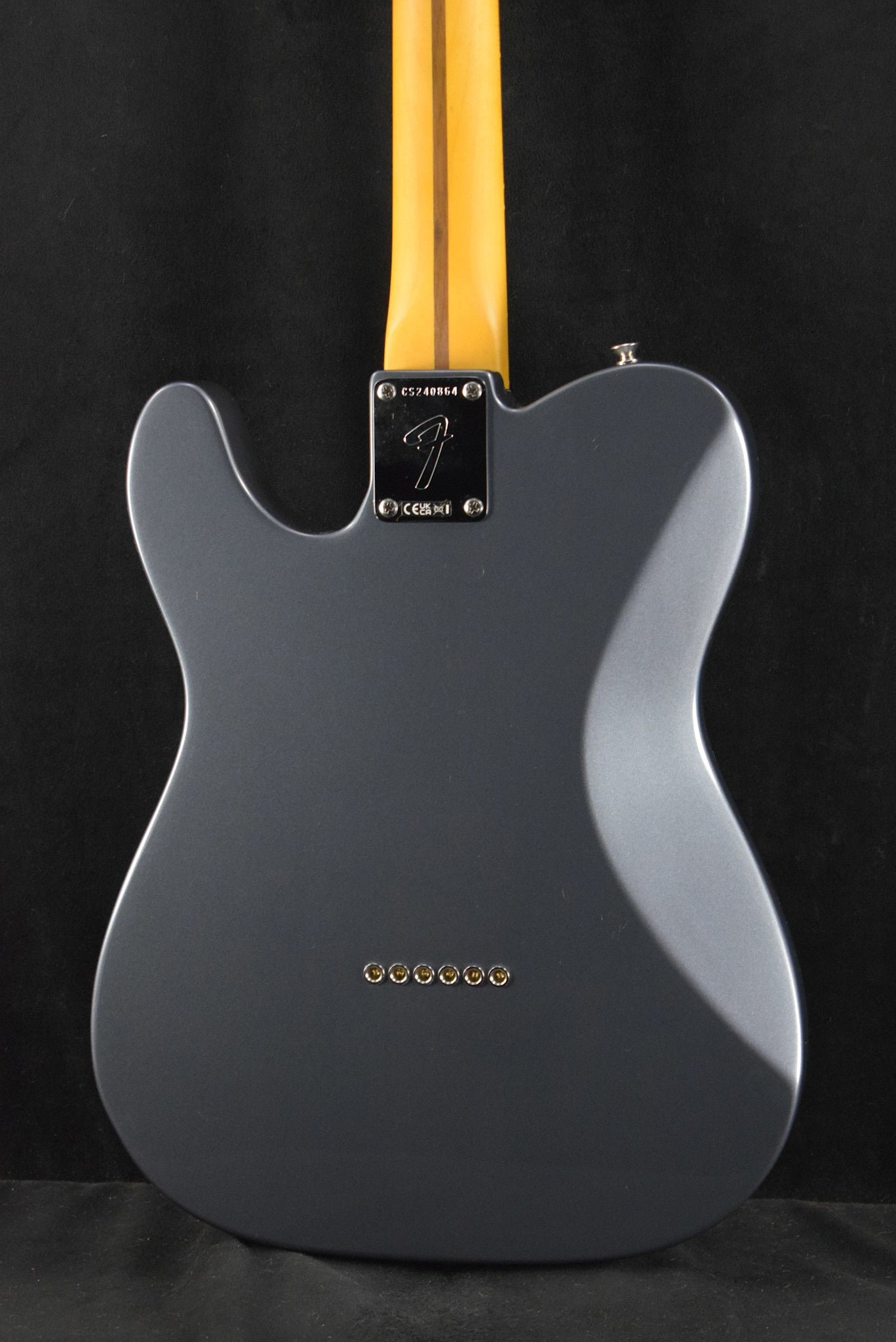 Fender Chris Shiflett Cleaver Telecaster Deluxe Charcoal Frost Metallic Rosewood Fingerboard