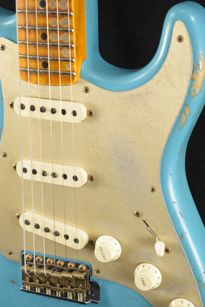 Fender Limited Edition '58 Stratocaster Heavy Relic - Super Faded Aged Taos Turquoise