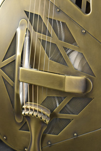 National NRP Tricone 12-Fret Antique Brass