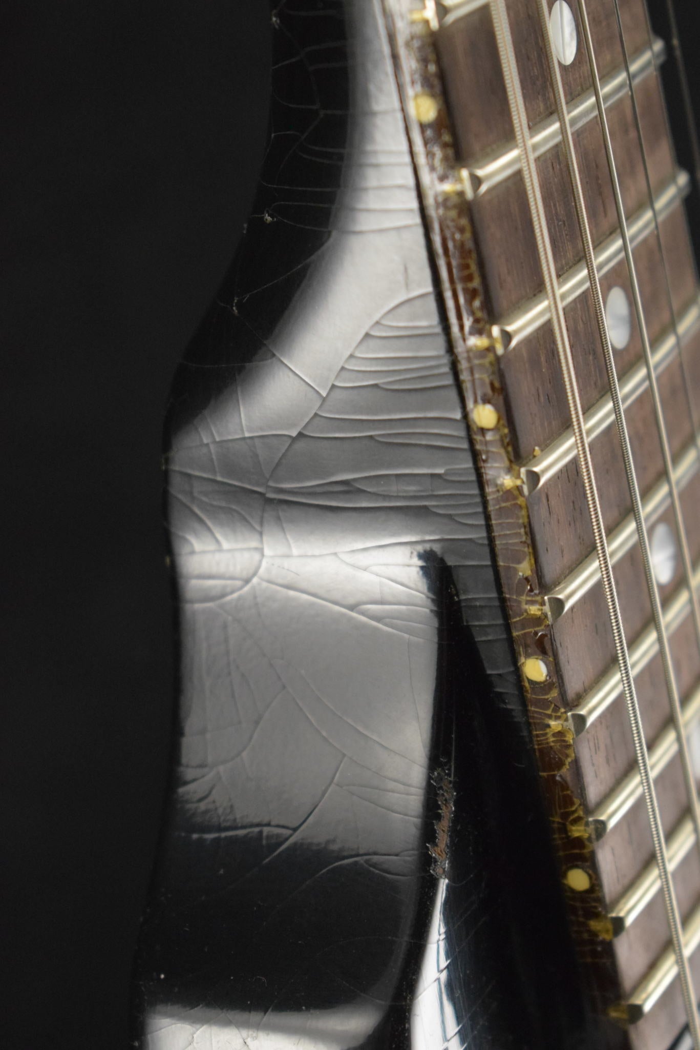 Gibson Murphy Lab 1979 Flying V Kirk Hammett Ebony